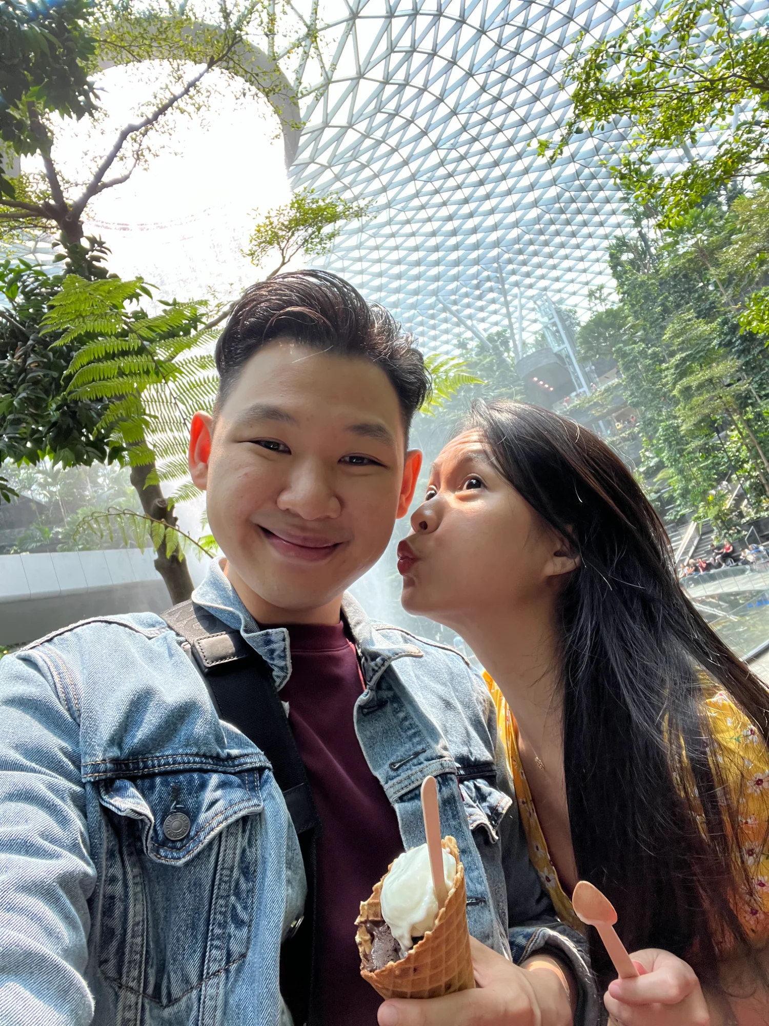 Sweet ice cream moment