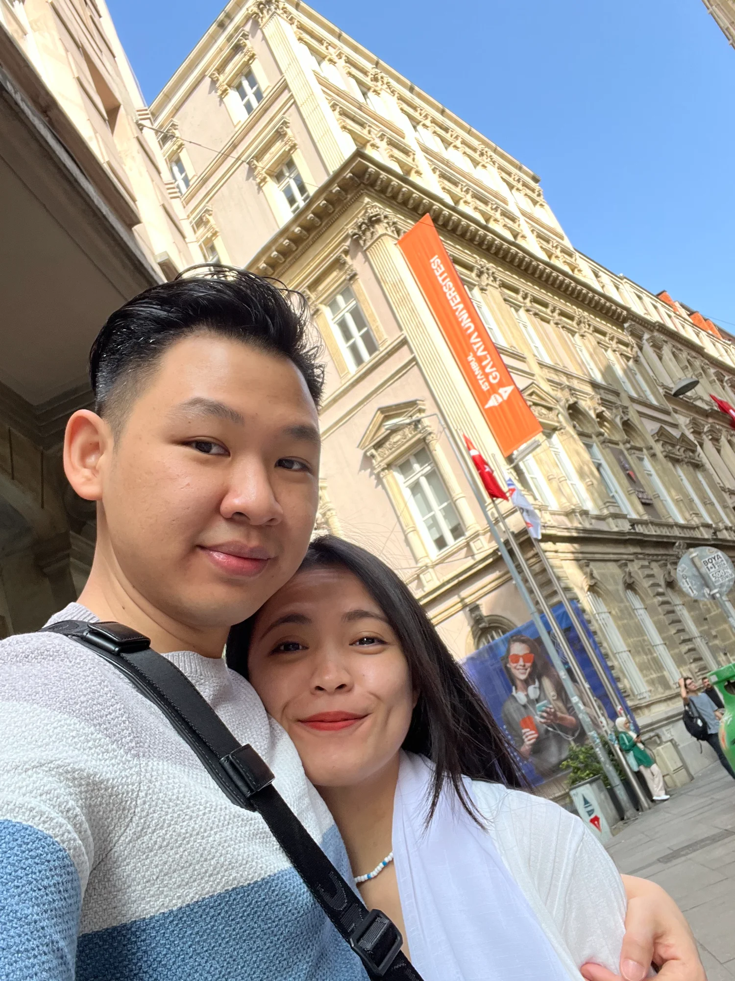Couple on Istanbul street