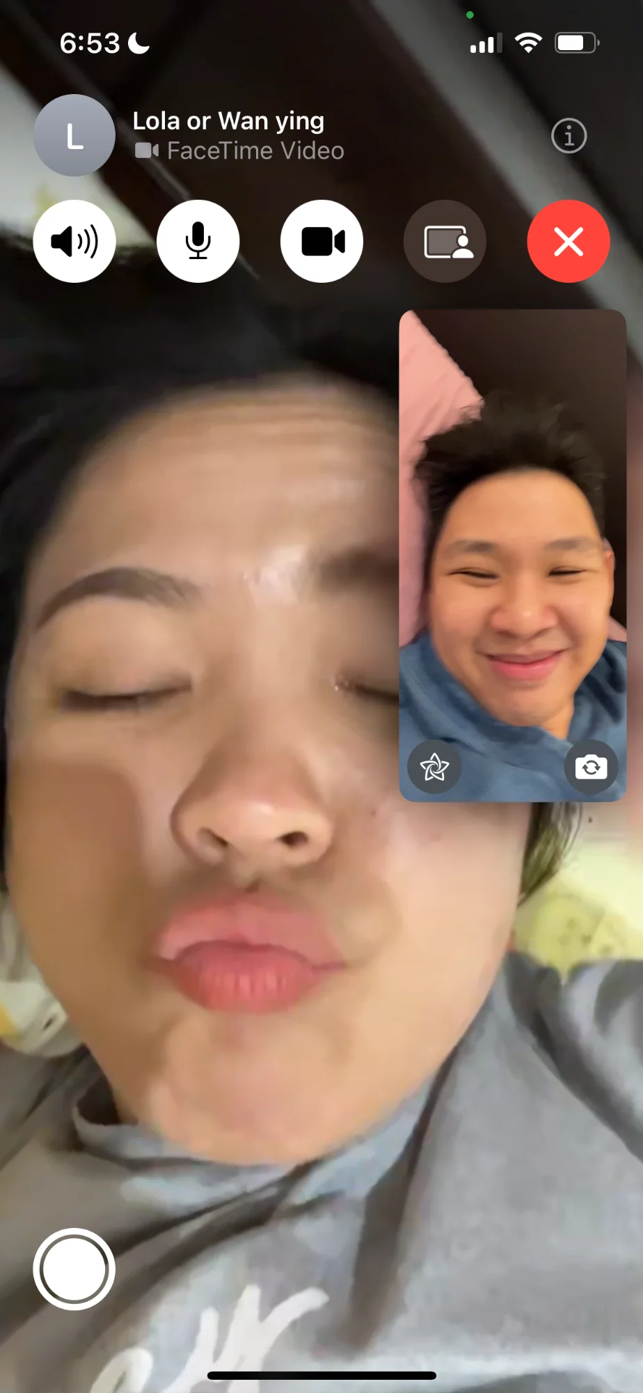 Sleepy FaceTime