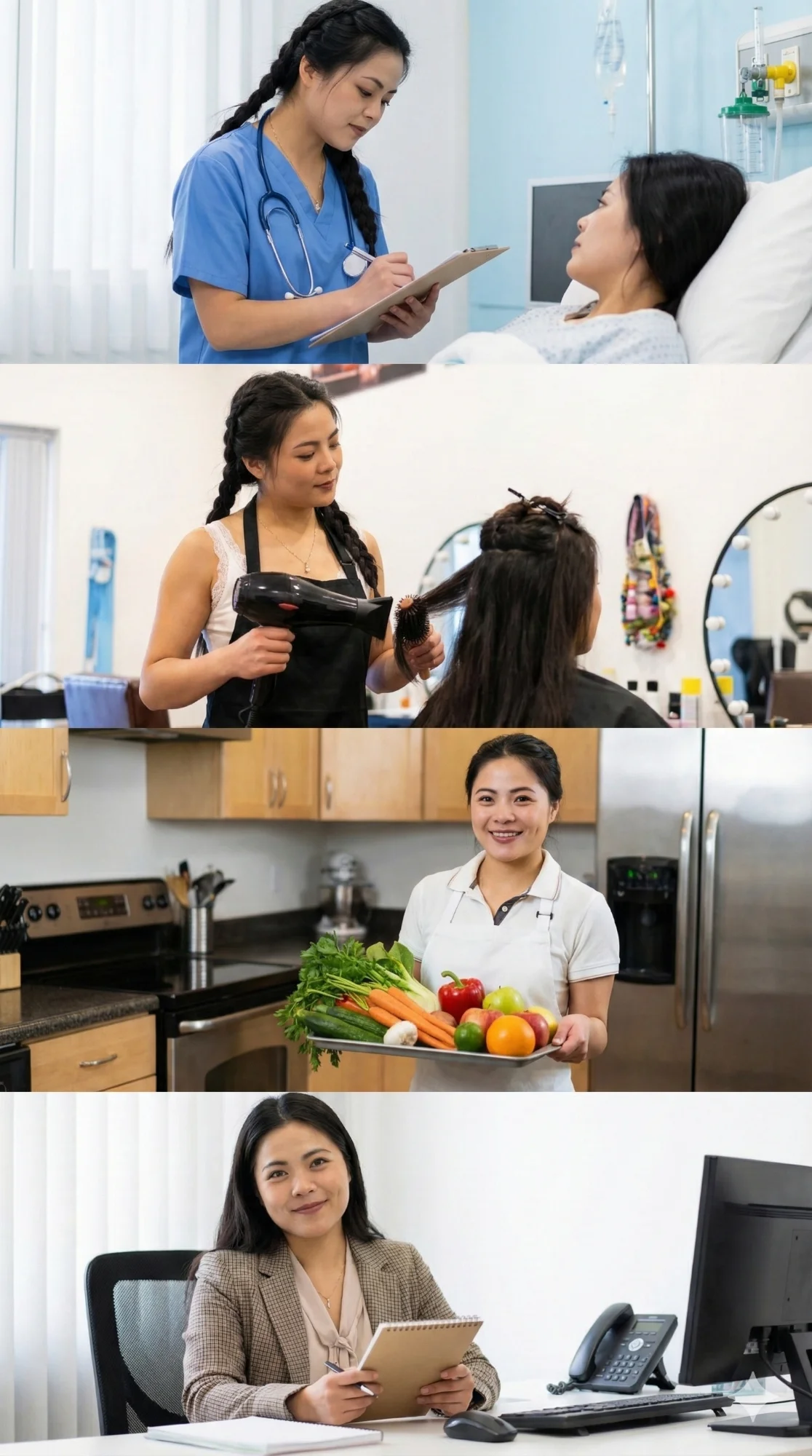 My wife in all her roles